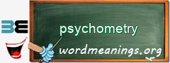 WordMeaning blackboard for psychometry